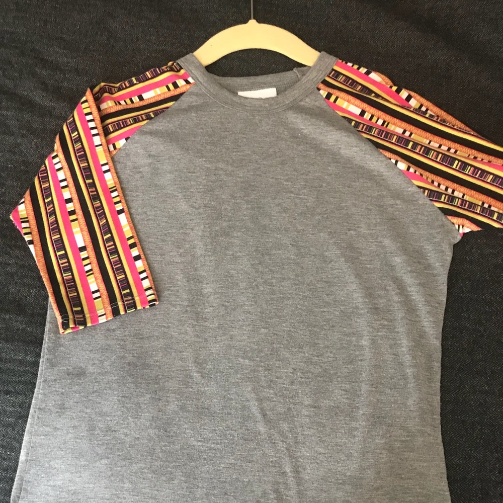 LulaRoe Girls Randy Baseball tee